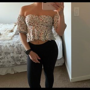 Bebe off the shoulder tops- 0- NWT